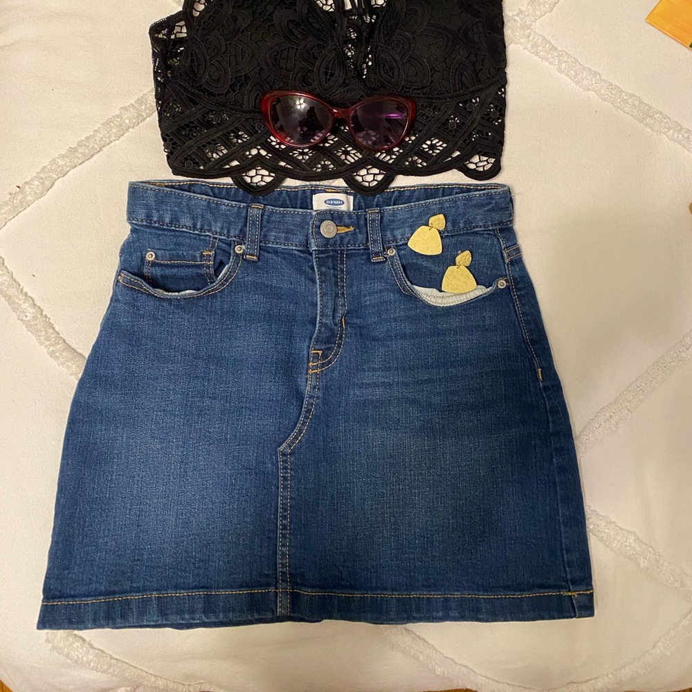 jean skirt